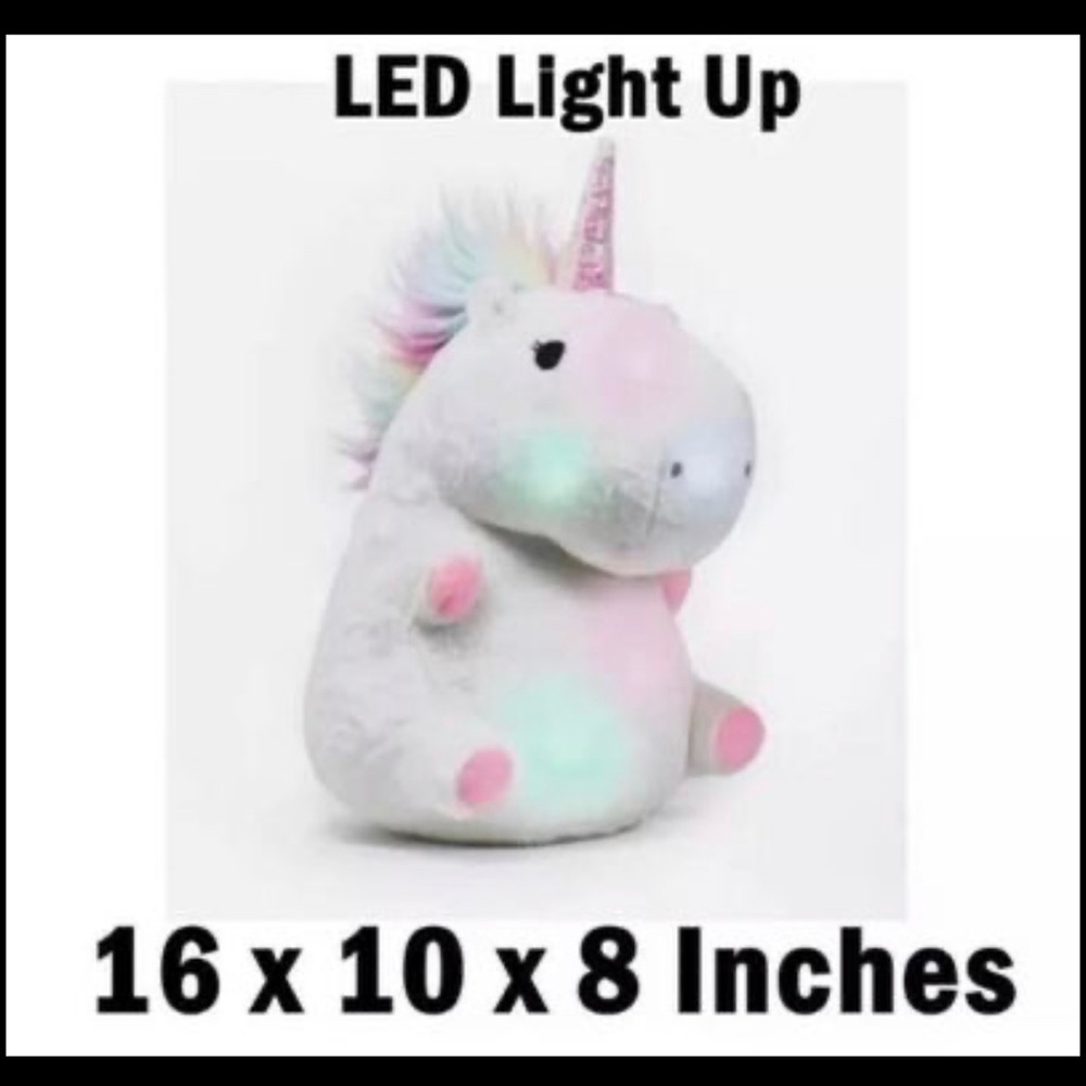 LED light up Color changing Rainbow UNICORN